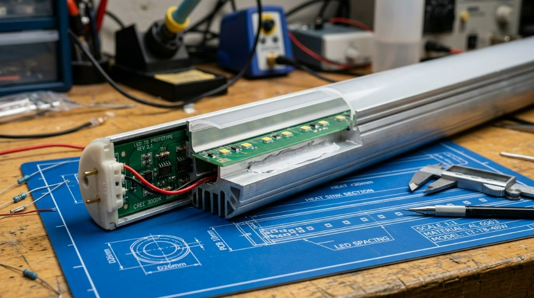 10 мм ПХД бар LED T8 түтік корпусына арналған 2026 соңғы нұсқаулығы: жылу деректері, 3D CAD және UL сәйкестігі